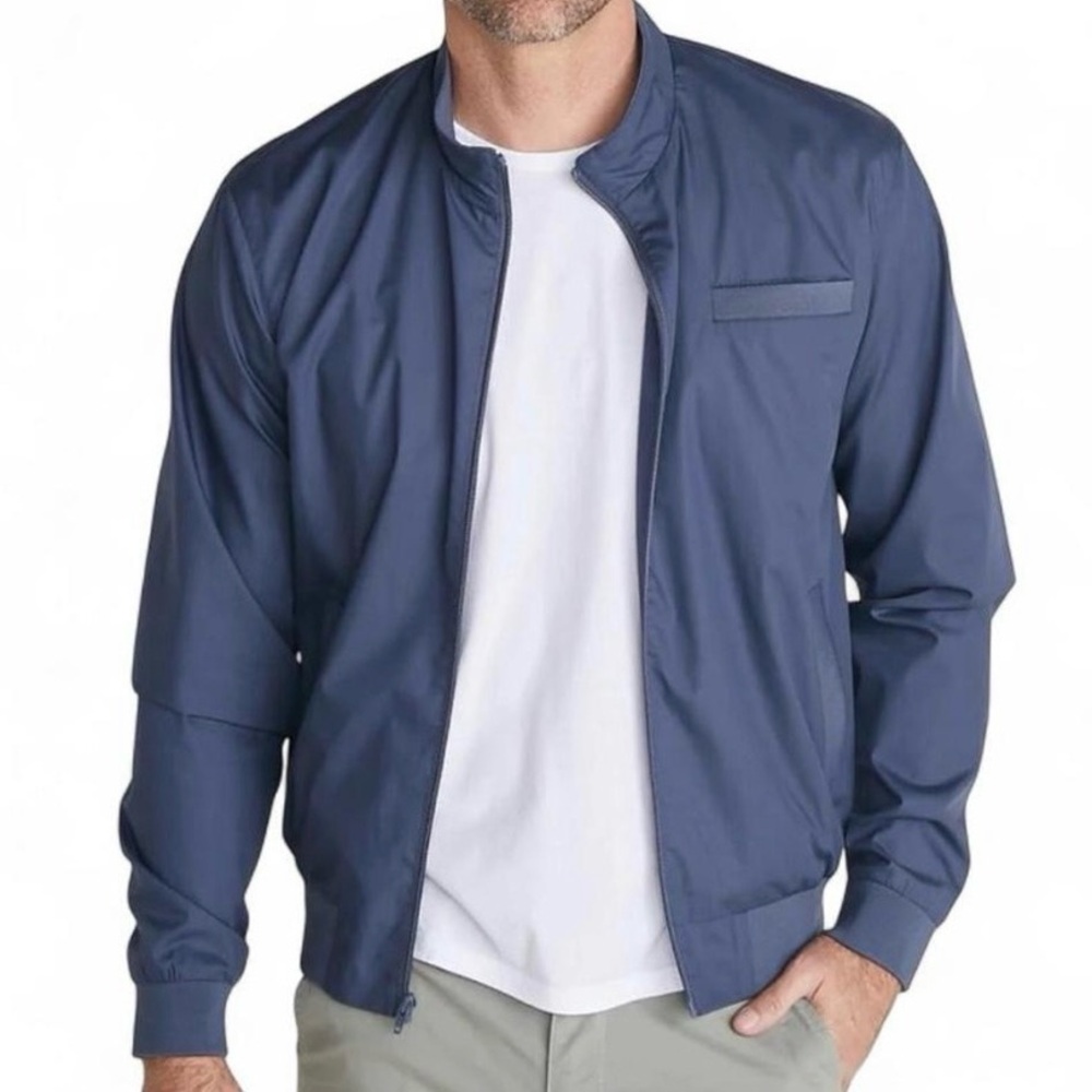 Marine Layer Carlsbad windbreaker jacket navy blue size X-Large lightweight